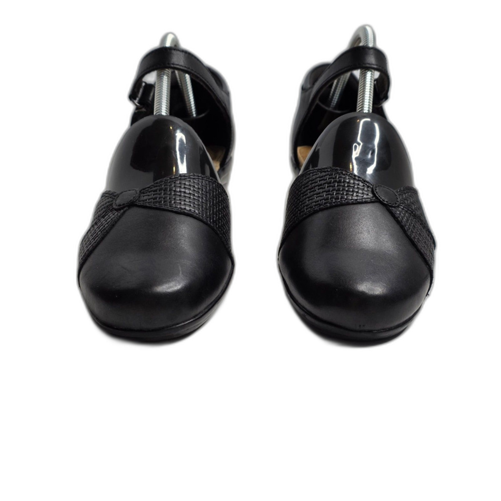Clarks Emily Rae Women's Leather Sandals Ankle Strap Block Heel Comfort, 8.5M - Picture 10 of 15